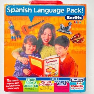 Berlitz Spanish Language Pack For Kids Learn W/activities, Songs, Stories